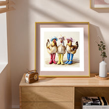 Load image into Gallery viewer, Diamond Painting - Full Round - Chicken In Water Shoes (30*30CM)