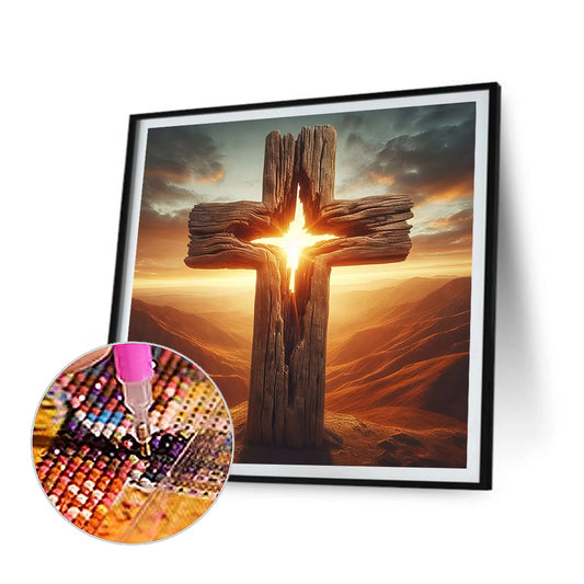 Diamond Painting - Full Round - Cross (30*30CM)