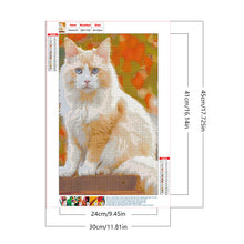 Load image into Gallery viewer, Diamond Painting - Full Round - Cat (30*45CM)