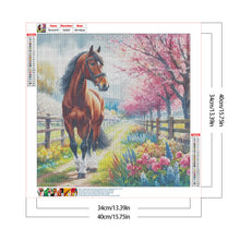 Load image into Gallery viewer, Diamond Painting - Full Round - Horse (40*40CM)