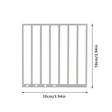 Load image into Gallery viewer, Stainless Steel Diamond Painting Ruler DIY Diamond Painting Tools (4 Rows Round)