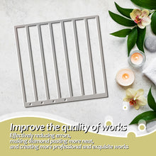 Load image into Gallery viewer, Stainless Steel Diamond Painting Ruler DIY Diamond Painting Tools (4 Rows Round)