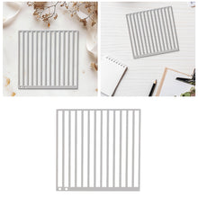 Load image into Gallery viewer, Stainless Steel Diamond Painting Ruler DIY Diamond Painting Tool (2 Rows Square)