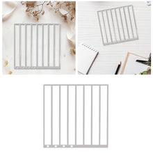 Load image into Gallery viewer, Stainless Steel Diamond Painting Ruler DIY Diamond Painting Tool (4 Rows Square)