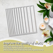 Load image into Gallery viewer, Stainless Steel Diamond Painting Ruler DIY Diamond Painting Tools (Mix Square)