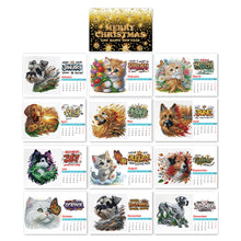 Load image into Gallery viewer, 2026 Calendar Diamond Painting Kit DIY Diamond Art Desk Calendar for Home Office