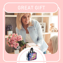 Load image into Gallery viewer, DIY Flowers Diamond Art Rhinestone Makeup Bag Transparent PVC Storage Pack Gift