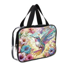 Load image into Gallery viewer, DIY Hummingbird Diamond Art Rhinestone Makeup Bag Transparent PVC Storage Pack