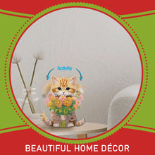 Load image into Gallery viewer, Xmas Acrylic Shaking Head 5D DIY Diamond Art Tabletop Decorations for Home (Cat)