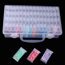 Load image into Gallery viewer, 32/48/64 Slots Beads Storage Case Acrylic Storage Containers for Embroidery Tool