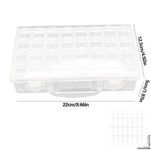 Load image into Gallery viewer, 32/48/64 Slots Beads Storage Case Acrylic Storage Containers for Embroidery Tool