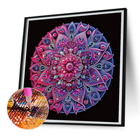 Diamond Painting - Partial Special Shaped - mandala (30*30CM)