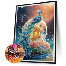 Load image into Gallery viewer, Diamond Painting - Partial Special Shaped - fantasy peacock (30*40CM)