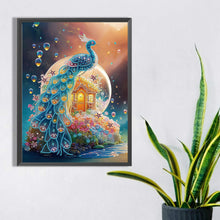 Load image into Gallery viewer, Diamond Painting - Partial Special Shaped - fantasy peacock (30*40CM)