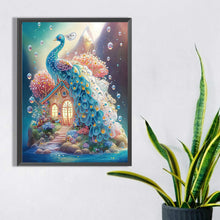 Load image into Gallery viewer, Diamond Painting - Partial Special Shaped - fantasy peacock (30*40CM)