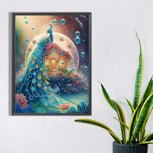 Load image into Gallery viewer, Diamond Painting - Partial Special Shaped - fantasy peacock (30*40CM)