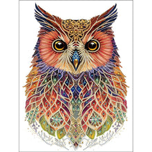 Load image into Gallery viewer, Diamond Painting - Partial Special Shaped - Ethnic style owl (30*40CM)