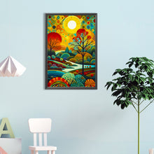 Load image into Gallery viewer, Diamond Painting - Full Round - High saturation glass painting landscape (40*60CM)