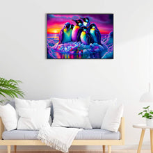 Load image into Gallery viewer, Diamond Painting - Full Round - penguin colony (60*40CM)