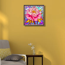 Load image into Gallery viewer, Diamond Painting - Full Round - glass peony flower (40*40CM)