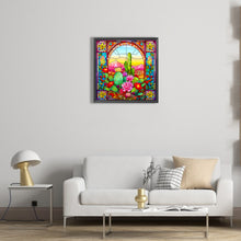Load image into Gallery viewer, Diamond Painting - Full Round - glass cactus (40*40CM)