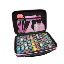 Load image into Gallery viewer, Beads Carry Case with Funnel Sticker Diamond Painting Mosaic Tools for DIY Craft