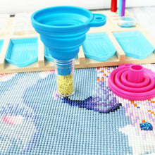 Load image into Gallery viewer, Beads Carry Case with Funnel Sticker Diamond Painting Mosaic Tools for DIY Craft