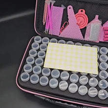 Load image into Gallery viewer, Beads Carry Case with Funnel Sticker Diamond Painting Mosaic Tools for DIY Craft