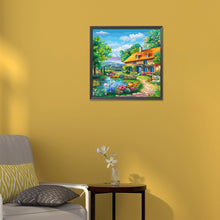 Load image into Gallery viewer, Diamond Painting - Full Round - mountain scenery (30*30CM)