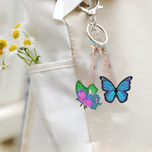 Load image into Gallery viewer, DIY Diamond Art Keychains Diamond Mosaic Kit 6pcs Gem Keychains Lady Bag Pendant