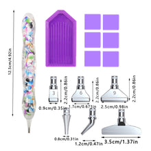Load image into Gallery viewer, DIY 5D Diamond Stylus Pen Art Dotting Pen Threaded Spotting Pen(Shell Model)