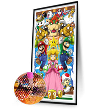 Load image into Gallery viewer, Diamond Painting - Full Round - Super Mario (45*75CM)