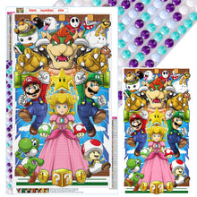 Load image into Gallery viewer, Diamond Painting - Full Round - Super Mario (45*75CM)
