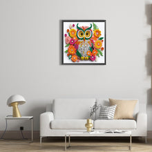 Load image into Gallery viewer, Diamond Painting - Partial Special Shaped - Owl paper painting (30*30CM)