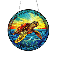 Load image into Gallery viewer, DIY Crystal Rhinestone Pendants Handmade Turtle Diamond Dots Art Decoration Gift