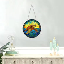 Load image into Gallery viewer, DIY Crystal Rhinestone Pendants Handmade Turtle Diamond Dots Art Decoration Gift