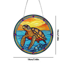 Load image into Gallery viewer, DIY Crystal Rhinestone Pendants Handmade Turtle Diamond Dots Art Decoration Gift