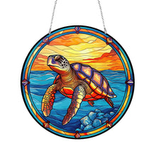 Load image into Gallery viewer, DIY Crystal Rhinestone Pendants Handmade Turtle Diamond Dots Art Decoration Gift