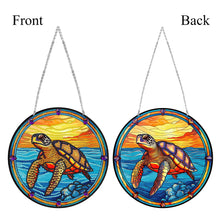 Load image into Gallery viewer, DIY Crystal Rhinestone Pendants Handmade Turtle Diamond Dots Art Decoration Gift