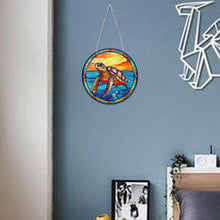 Load image into Gallery viewer, DIY Crystal Rhinestone Pendants Handmade Turtle Diamond Dots Art Decoration Gift