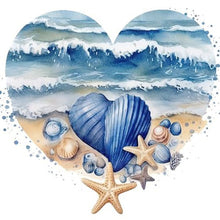 Load image into Gallery viewer, Diamond Painting - Full Round - love starfish (30*30CM)