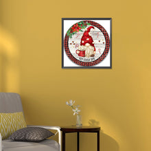 Load image into Gallery viewer, Diamond Painting - Full Round - christmas gnome (30*30CM)