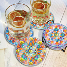 Load image into Gallery viewer, 6pcs Coaster Set Holiday Christmas DIY for Adults and Beginners Waterproof Coaster (BDZ01)