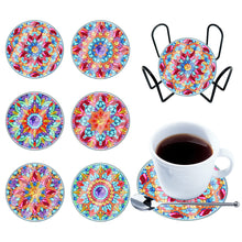 Load image into Gallery viewer, 6pcs Coaster Set Holiday Christmas DIY for Adults and Beginners Waterproof Coaster (BDZ02)