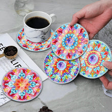 Load image into Gallery viewer, 6pcs Coaster Set Holiday Christmas DIY for Adults and Beginners Waterproof Coaster (BDZ02)