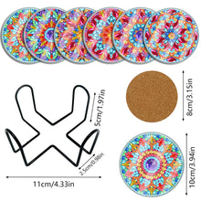 Load image into Gallery viewer, 6pcs Coaster Set Holiday Christmas DIY for Adults and Beginners Waterproof Coaster (BDZ02)