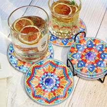 Load image into Gallery viewer, 6pcs Coaster Set Holiday Christmas DIY for Adults and Beginners Waterproof Coaster (BDZ03)