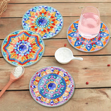 Load image into Gallery viewer, 6pcs Coaster Set Holiday Christmas DIY for Adults and Beginners Waterproof Coaster (BDZ03)
