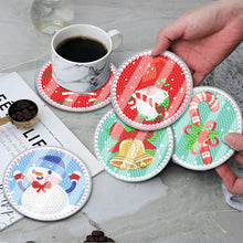 Load image into Gallery viewer, 6pcs Coaster Set Holiday Christmas DIY for Adults and Beginners Waterproof Coaster (BDZ04)