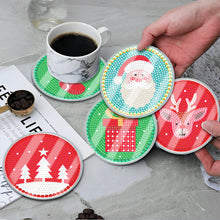 Load image into Gallery viewer, 6pcs Coaster Set Holiday Christmas DIY for Adults and Beginners Waterproof Coaster (BDZ05)
